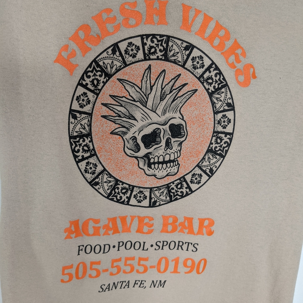 Fresh Vibes Agave Bar S Women's Tan Tshirt